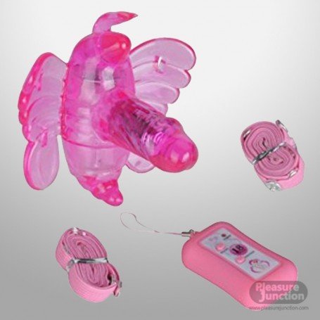 Butterfly Remote Control Strap On Vibrator SO-009