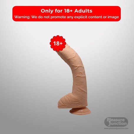 Realistic Non-vibrator with Round Balls and Suction Base RSNV-029