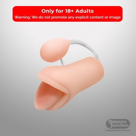 Silicone Male Masturbator with Tongue MMT-028