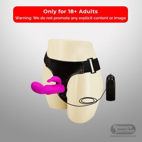 Baile Ultra Harness Strap-on Dildo with Multi-speed Vibrations SO-030