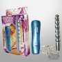 Silver Beaded Anal Vibrator AD-012