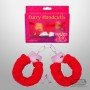 Fetish Fantasy Beginner's Furry Cuffs in Red BDSM-004