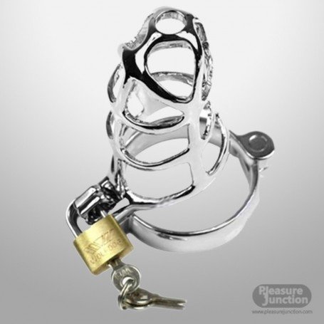 Chastity Steel Lock Device for Men BDSM-010