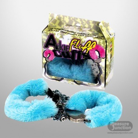Ankle Fluff Cuffs with Keys BDSM-012