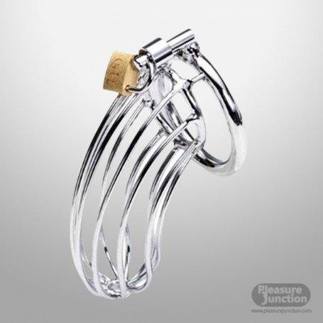 Stainless Steel Iron Wire Male Chastity Lock BDSM-016