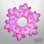 Heavy Cock Ring-Ice Flower CR-006