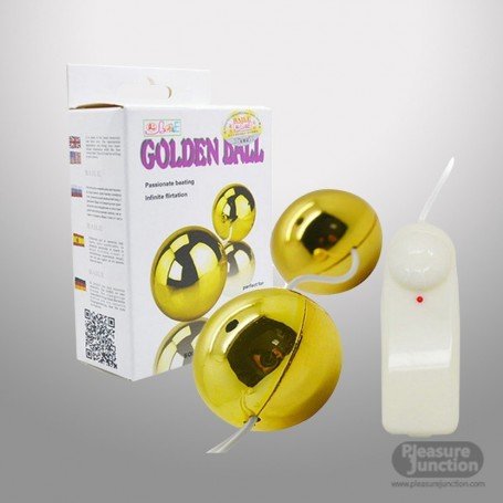 Multi Speed Golden Ben Wa Vibrating Balls Anal Vaginal BV-013