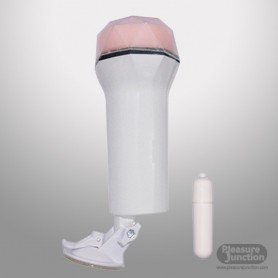 Super Soft Vibrating Male Stroker With Suction MS-048
