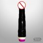 Super Natural Black Silicone Realistic Vibrator RSV-011