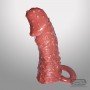 Solid Head Reusable Penis Extension Sleeve chocolate PES-026