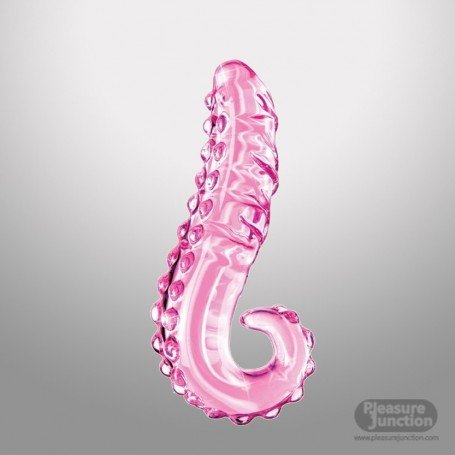 Kiss of Tongue Crystal Glass Dildo Anal Toy GD-002