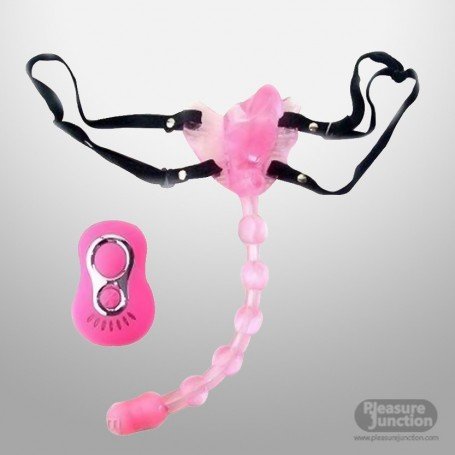 Wearable Butterfly Whip Anal Vagina Stimulator SO-003