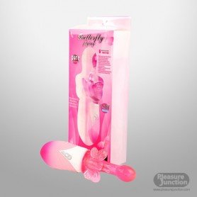 Butterfly Clitoris 6 Function Rotation Rabbit Vibrator RV-017